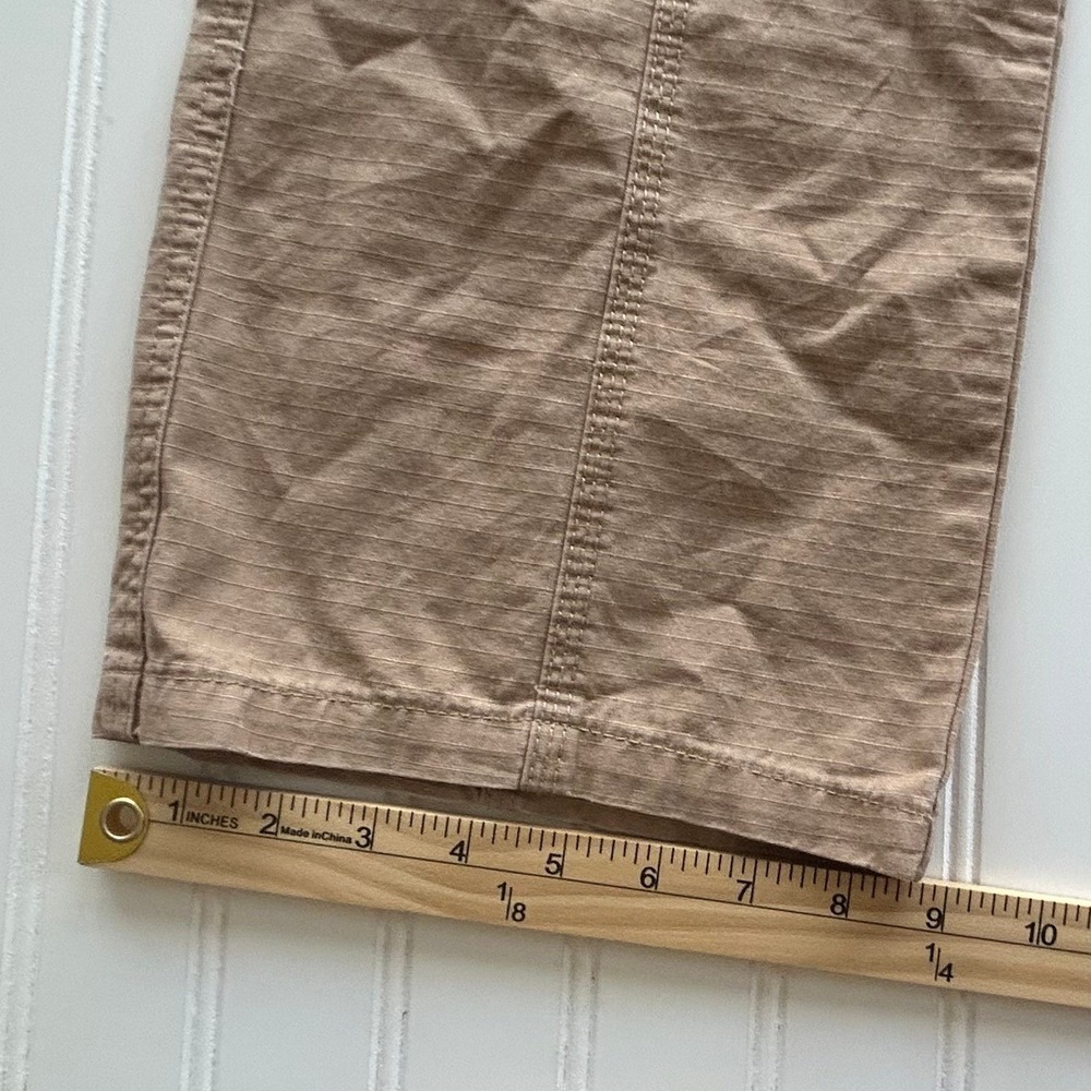 John Galt Cargo Pants One Size(S) Tan Good Ripstop Drawstring Utility MH500-Z363 - Picture 6 of 9